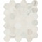 Ackland Castella de Blanc Hexagon 12 in. x 12 in. Honed Marble Mosaic Floor and Wall Tile, 10PK AKM-S-CADE2X2HXH-CA - alternate 4